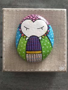 Hiboux 11x11 cm